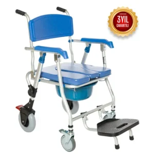 R401 Mavi Standart Banyo Tuvalet Sandalyesi